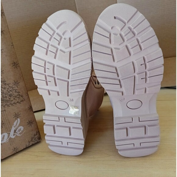 Free People Camp Out Canvas Lace Up Combat Boots Women's Size 10 EU 40 NIB - Picture 7 of 11